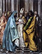 El Greco The Marriage of the Virgin painting